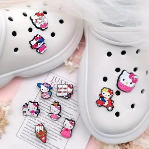 **NEW - 10 pcs** CUTE Sanrio Hello Kitty Shoe Charms for Your Crocs